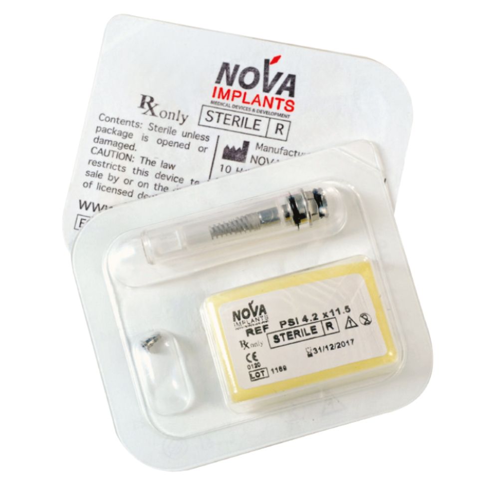 20 OFF 20 Bundles: Nova Internal Hex Implants $69 Per Implant