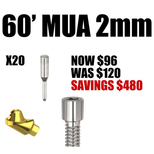 20 OFF 20 Bundle: 60’ MUA 2mm
